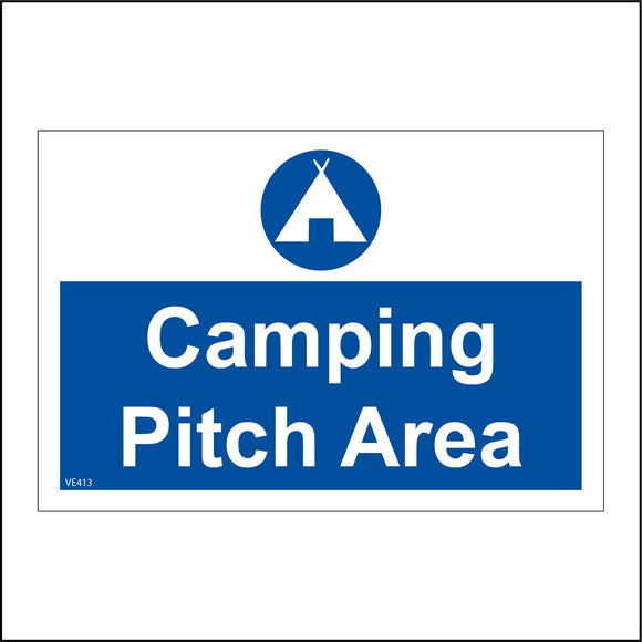 VE413 Camping Pitch Area Campsite Vacation Break Relax Holiday