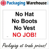 CS438 No Hat No Boots No Vest No Job Site Safety Equipment Gear