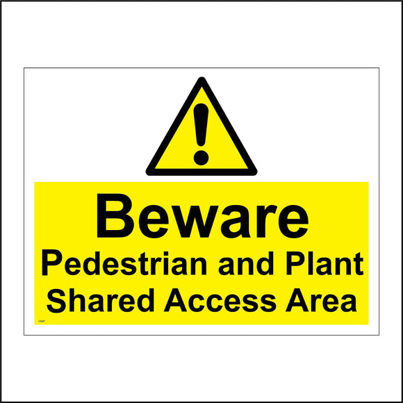 CS607 Pedestrian Plant Shared Access Area