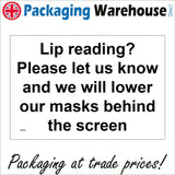 GE924 Lip Reading Let Us Know Lower Masks Behind Screen