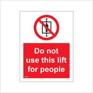 PR436 Do Not Use This Lift For People