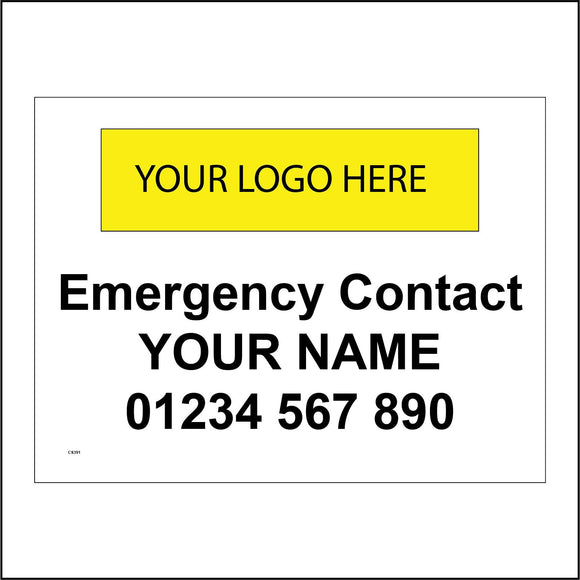 CS391 Emergency Contact Name Telephone Your Logo