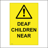 WT236 Deaf Children Near Slow Drivers Kids Playing Sound Quiet