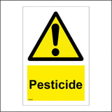 WS690 Pesticide Sign with Triangle Exclamation Mark