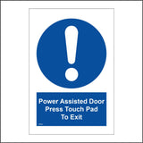 MA869 Power Assisted Door Press Touch Pad To Exit