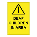 WT238 Deaf Children In Area School Play Park Speed Drivers Child