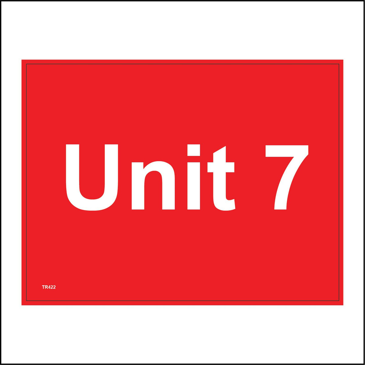 Unit7 Warehouse Factory Construction Site Building Garage Sign with ...