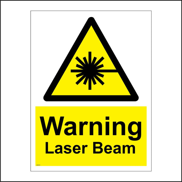 WS515 Warning Laser Beam Sign with Triangle Laser Beam