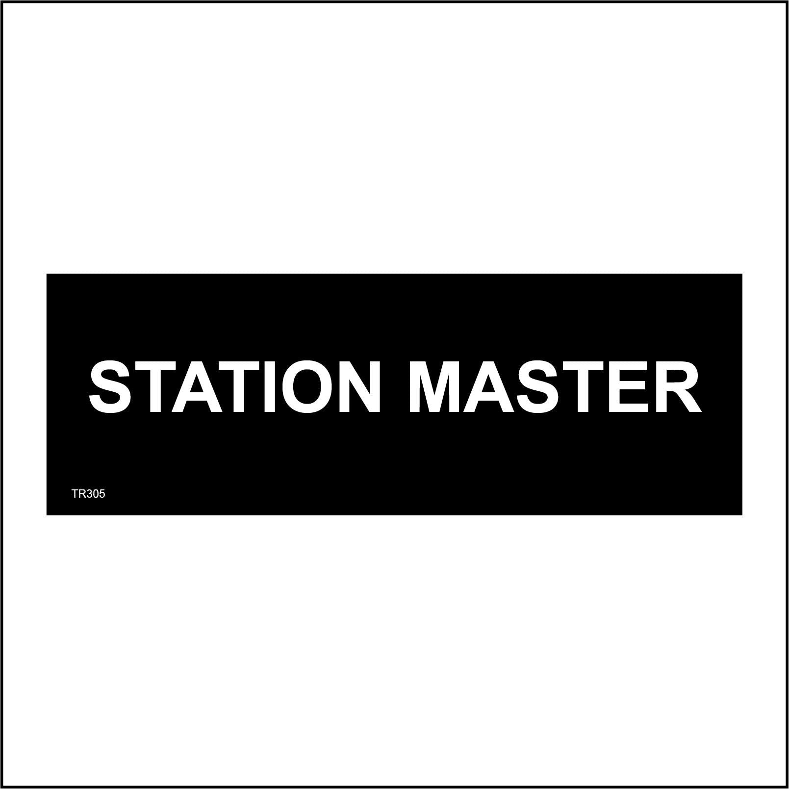Master Distribution Sign Station Master Sign – PWDirect