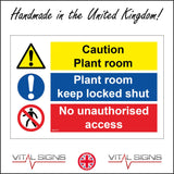 MU310 Plant Room Locked Shut No Unauthorised Access