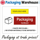 CS462 Packaging Cardboard Recycling Waste Recycle Your Logo