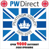 TR600 Platinum Jubilee Queen Crown 1952-2022 Blue Reign Serve