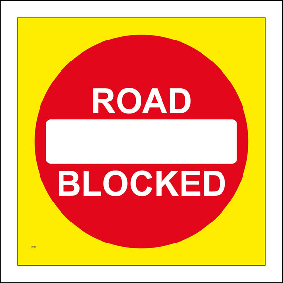 TR505 Road Blocked Accident Diversion Traffic Vehicles Wide Load