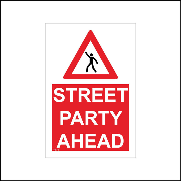TR574 Street Party Ahead