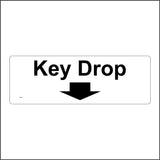 GE948 Key Drop Down Arrow Black Box Safe