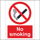 NS001 No Smoking Sign with Cigarette