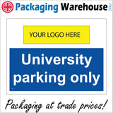 VE265 University Parking Only Logo Name Choice Student