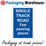 VE248 Single Track Road Few Passing Places