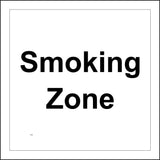 NS083 Smoking Zone Sign