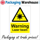 WS165 Warning Lazer Beam Sign with Triangle Laser Beam