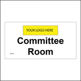 GE916 Committee Room Your Logo Name Choice Board Directors Meetings