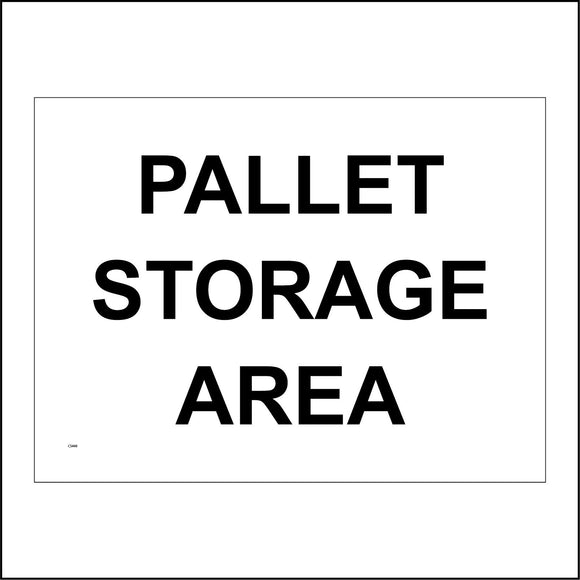 CS448 Pallet Storage Area Warehouse Yard Depot Site Zone