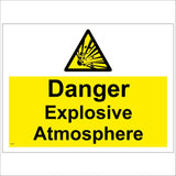 HA230 Danger Explosive Atmosphere Sparks No Naked Flame