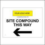 CS576 Site Compound Left Arrow Logo Company Name