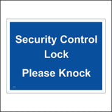 SE103 Security Control Lock Please Knock Safety