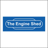 IN177 The Engine Shed Sign