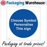 CMA08 Create Your Own Unique Custom Printed  Label Picture Symbol Design Sign