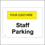 CM338 Staff Parking Your Logo Customise Personalise