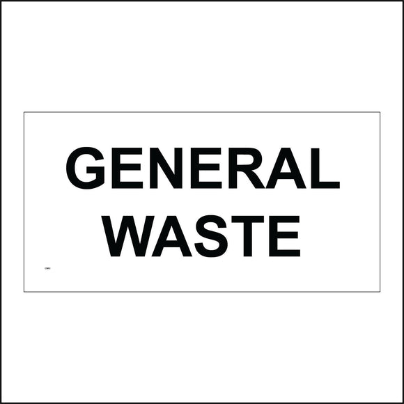 CS613 General Waste Packaging Non Recyclable Household