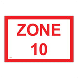 TR414 Zone 10 Sign