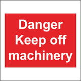 PR407 Danger Keep Off Machinery Factory Workshop Hazard Tools
