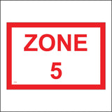TR409 Zone 5 Sign