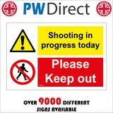 PR472 Shooting In Progress Today Please Keep Out