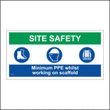 MU260 Site Safety Minimum PPE Working On Scaffold