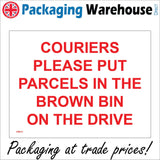 CM214 Couriers Please Put Parcels In Customise Personalise Name It Sign