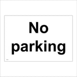 VE142 No Parking Sign