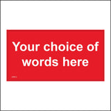 CPR12 Your Choice Of Words Sign Create Design Logo Company