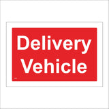 TR358 Delivery Vehicle Sign