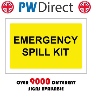 HA092 Emergency Spill Kit Sign
