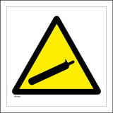 WS949 Compressed Air Gas Sign with Cannister