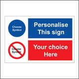 CMU02 Design A Sign Bespoke Choose your Layout Custom Information Badge Sign