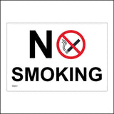 NS051 No Smoking Sign with Cigarette