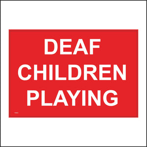 TR563 Deaf Children Playing Sound Noise Hearing Slow Kids