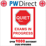 SC002 Quiet Please Exams In Progress Study Student Test