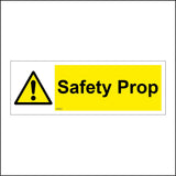WT057 Safety Prop Sign with Triangle Exclamation Mark