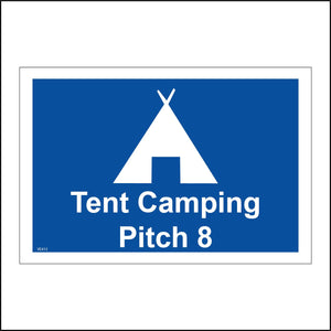 VE412 Tent Camping Pitch 8 Eight Campsite Vacation Break Holiday